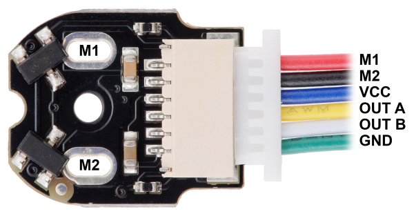 Pololu codificatori cuadratura, conector lateral, 12CPR, 2.7 - 18V [2]