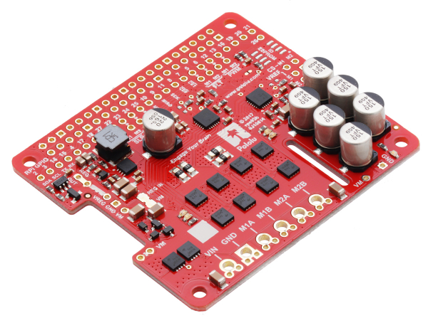 Pololu Dual G2 High-Power Motor Driver 18v18 pentru Raspberry Pi (Partial Kit) [3]