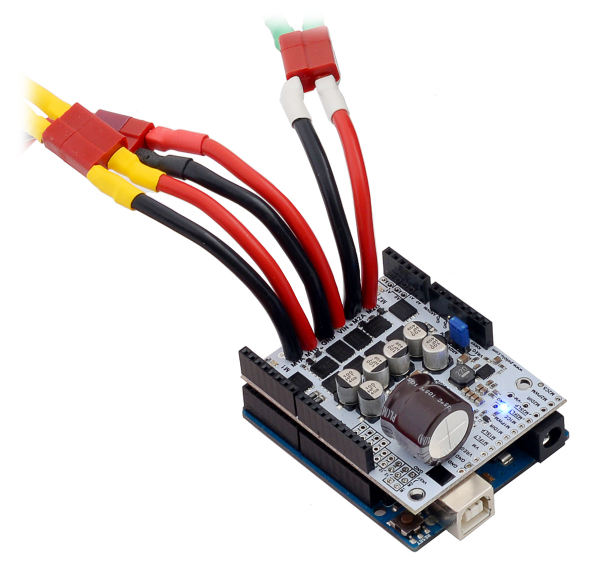 Pololu Dual G2 High-Power Motor Driver 18v18 Shield pentru Arduino [5]