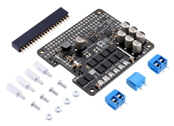 Pololu Dual G2 High-Power Motor Driver 18v22 pentru Raspberry Pi (Partial Kit) [2]