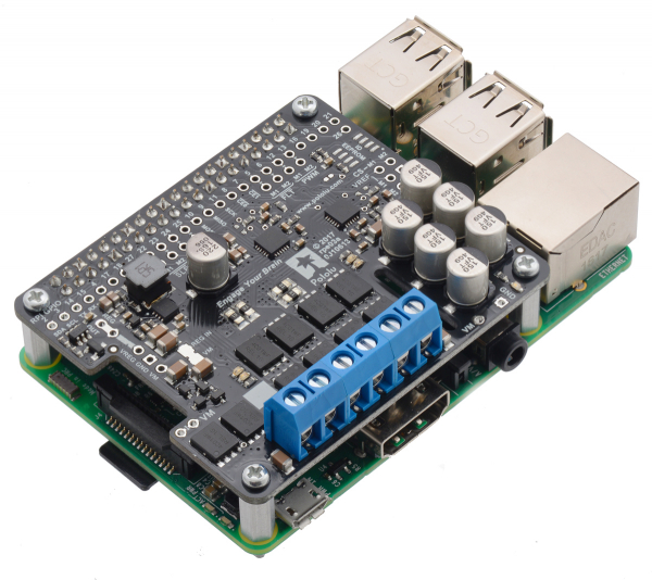 Pololu Dual G2 High-Power Motor Driver 18v22 pentru Raspberry Pi (Partial Kit) [4]