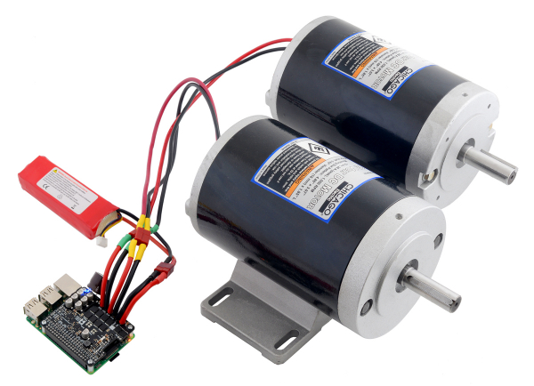 Pololu Dual G2 High-Power Motor Driver 18v22 pentru Raspberry Pi (Partial Kit) [3]