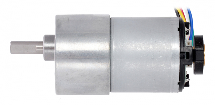 Pololu motor electric 12V, 70:1, 37Dx70L, pinion elicoidal, 64CPR [2]