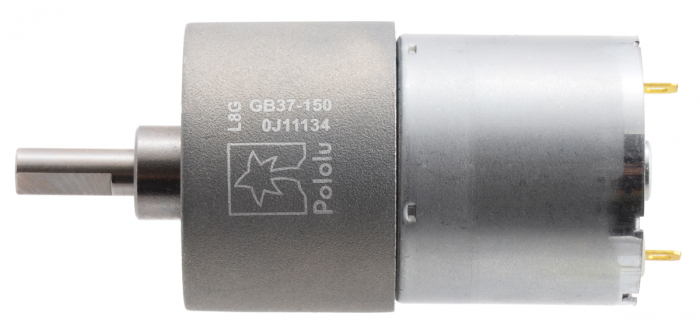 Pololu motor electric metalic 12V, 1501, 37Dx57L, pinion elicoidal [2]