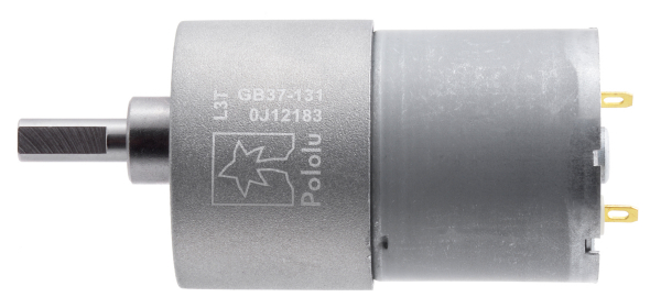 Pololu motor electric metalic, 131:1, 37Dx57L, 12V, pinion elicoidal [2]