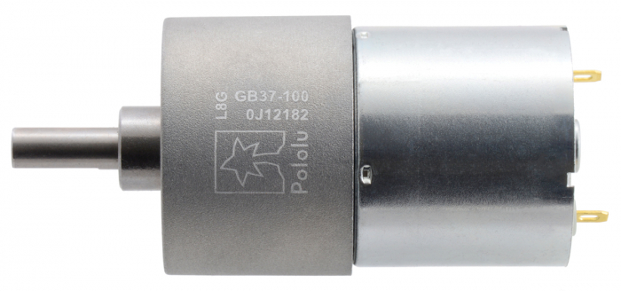 Pololu motor electric metalic 24V, 1001, 37Dx57L, pinion elicoidal [2]