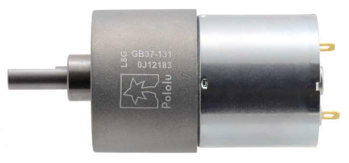 Pololu motor electric metalic 24V, 131:1, 37Dx57L, pinion elicoidal [2]