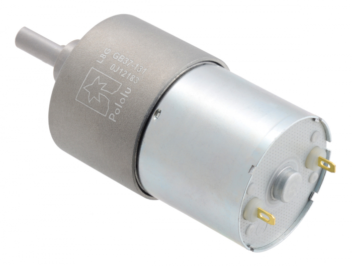 Pololu motor electric metalic 24V, 131:1, 37Dx57L, pinion elicoidal [3]