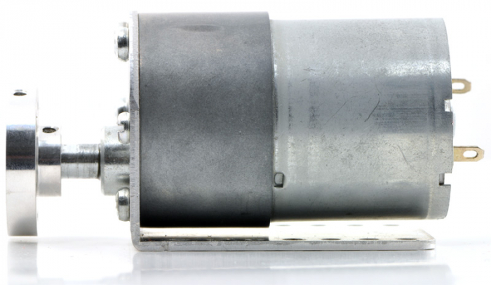 Pololu motor electric metalic 24V, 131:1, 37Dx57L, pinion elicoidal [5]