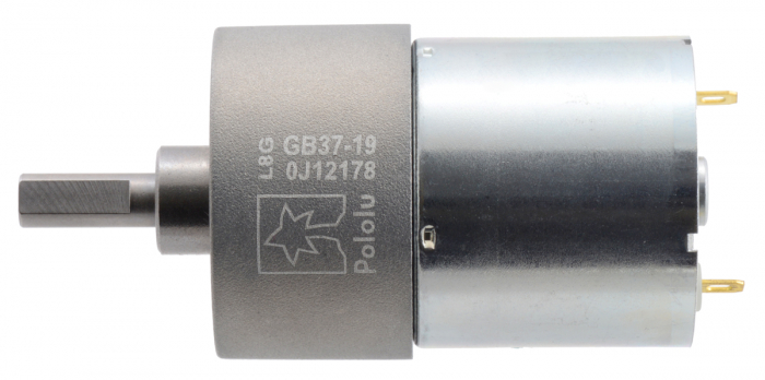 Pololu motor electric metalic 24V, 191, 37Dx52L, pinion elicoidal [2]
