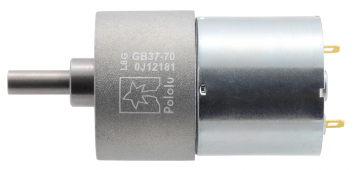 Pololu motor electric metalic 24V, 70:1, 37Dx54L, pinion elicoidal [2]