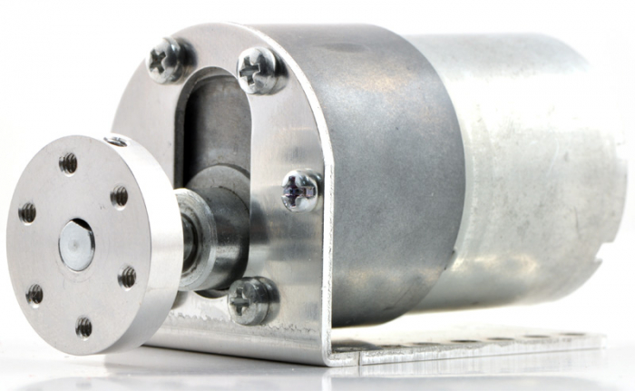 Pololu motor electric metalic 24V, 70:1, 37Dx54L, pinion elicoidal [4]