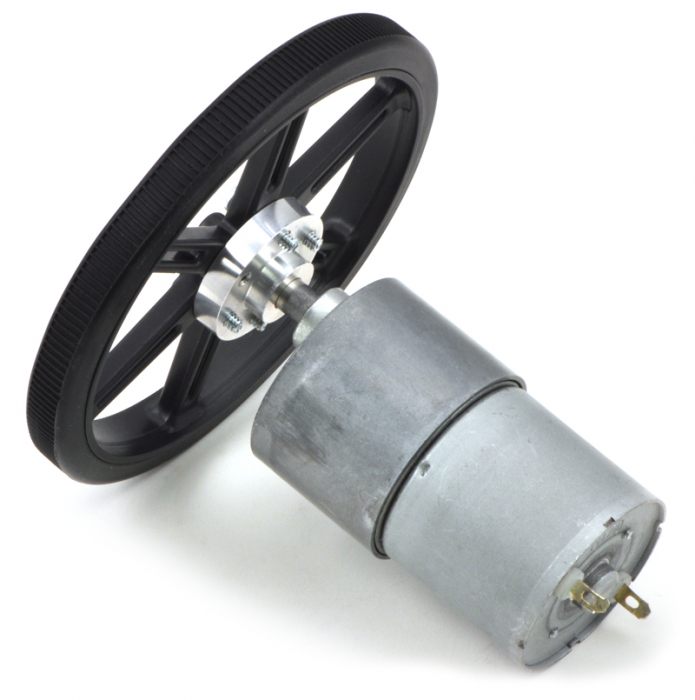 Pololu motor electric metalic 24V, 70:1, 37Dx54L, pinion elicoidal [6]
