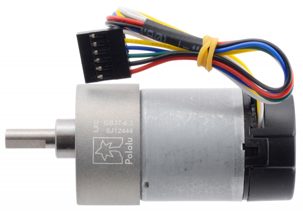 Pololu motor electric metalic, 6.3:1, 37Dx65L, 12V, pinion elicoidal [2]