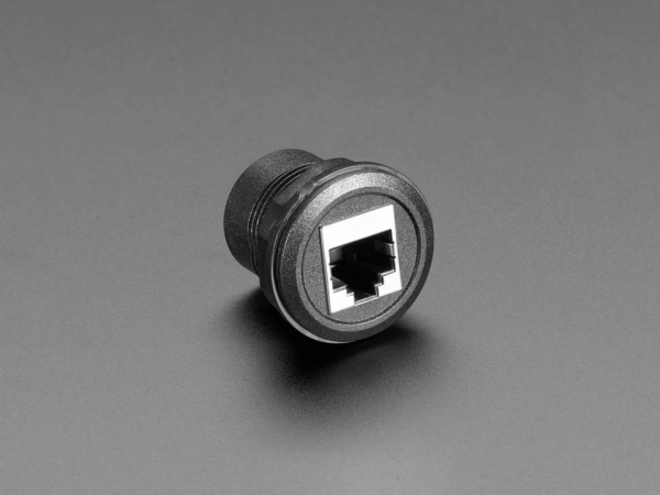 Priza adaptor Ethernet RJ-45 cu montaj la panou [2]