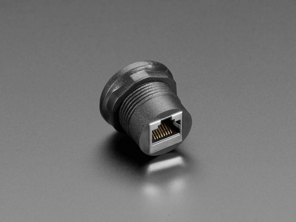 Priza adaptor Ethernet RJ-45 cu montaj la panou [3]
