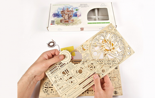 Puzzle mecanic 3D Ugears Carusel [17]