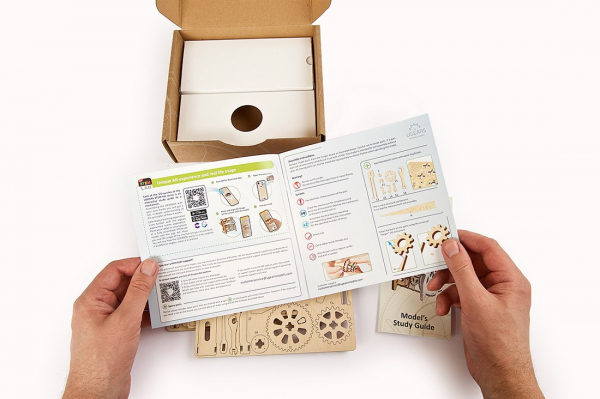 Puzzle mecanic Ugears Cutia de viteze [16]