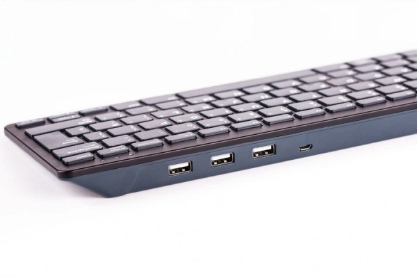 Tastatura oficiala Raspberry Pi cu fir, UK, negru-gri [2]