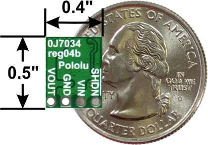 Regulator step-down de 3.3V si 600mAh Pololu D36V6F3 [3]