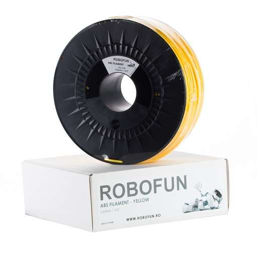 Filament Premium Robofun ABS 1KG  3 mm - Galben [1]
