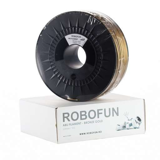 Filament Premium Robofun ABS 1KG 3 mm – Bronze Gold Robofun imagine noua tecomm.ro