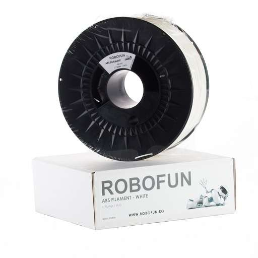 RETRAS - Filament Premium Robofun ABS 1KG  1.75 mm - Alb [2]