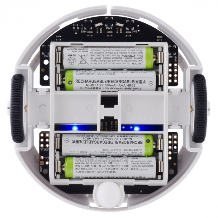 Robot Pololu 3pi+ 32U4 OLED - Editia Hyper (motoare 15:1 HPCB) [5]
