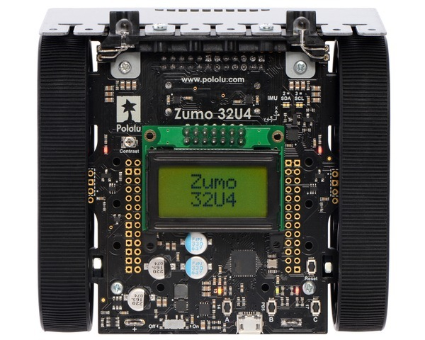 Robot Zumo 32U4 (Asamblat cu Motoare 75:1 HP) [3]