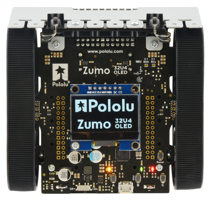 Robot Zumo 32U4 OLED (asamblat cu motoare HP 50:1) [3]