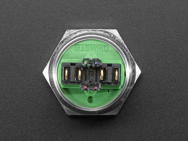 Buton RGB fara mentinere cu protectie la intemperii - 22mm 6V [3]