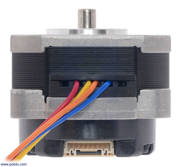 Sanyo Pancake Stepper Motor cu Encoder: Bipolar, 200 Steps/Rev,  42×31.5mm, 5.4V, 1 A/Faza, 4000 CPR [3]