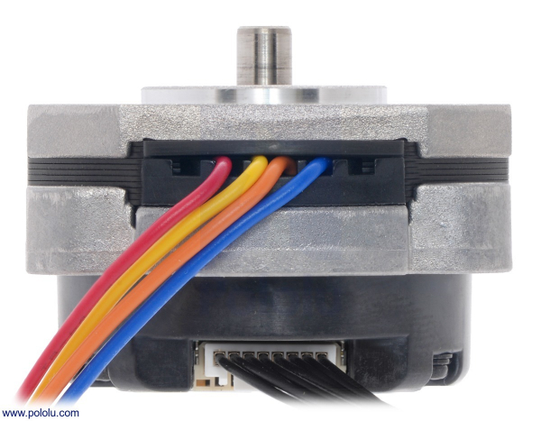 Sanyo Pancake Stepper Motor cu Encoder: Bipolar, 200 Steps/Rev, 42×24.5mm, 3.5V, 1 A/Faza, 4000 CPR [4]