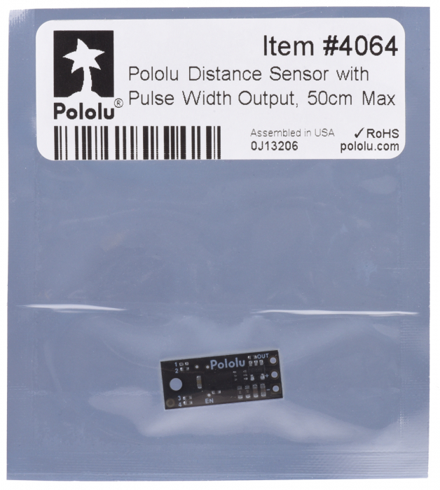 Senzor distanta Pololu cu PWM, max 50cm [8]