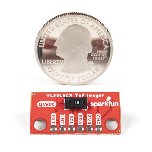 Senzor distanta SparkFun QWiic Mini ToF Imager cu VL53L5CX [4]
