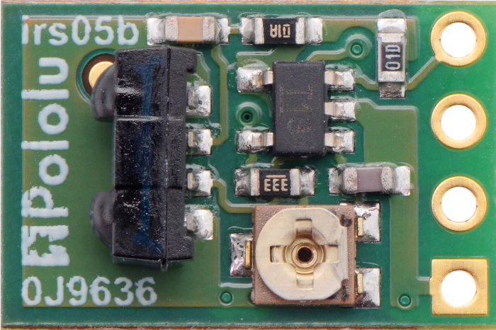 Senzor proximitate IR Pololu cu 38 kHz, castig fix si luminozitate mare [4]