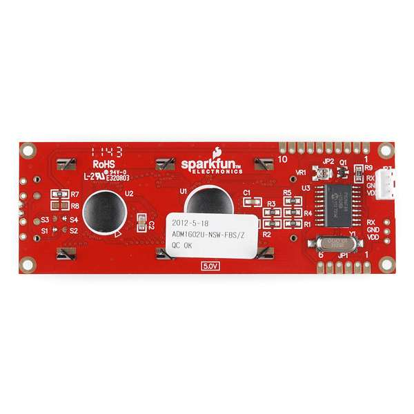 LCD 16x2 Serial - Alb pe negru 5V [4]