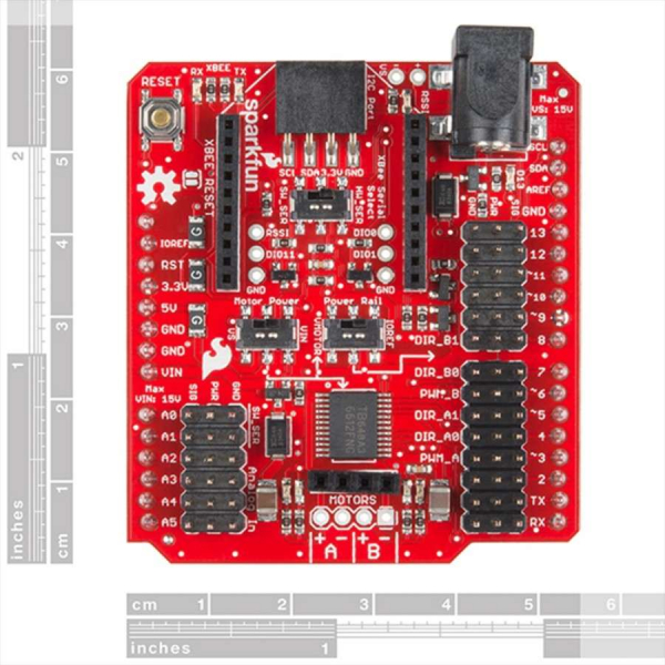 Shield wireless SparkFun pentru driver de motor [2]