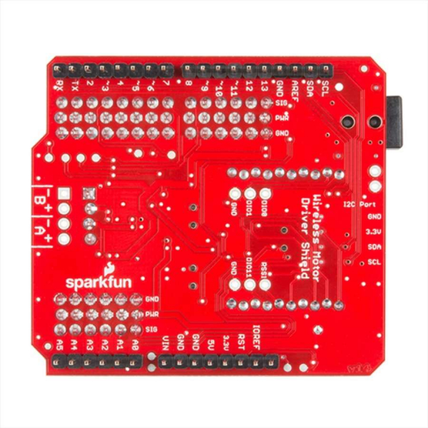 Shield wireless SparkFun pentru driver de motor [4]