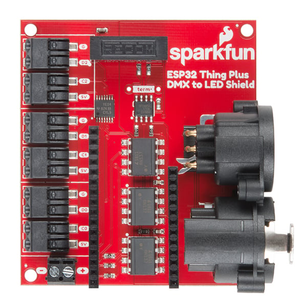 SparkFun ESP32 Thing Plus shield DMX la LED [3]