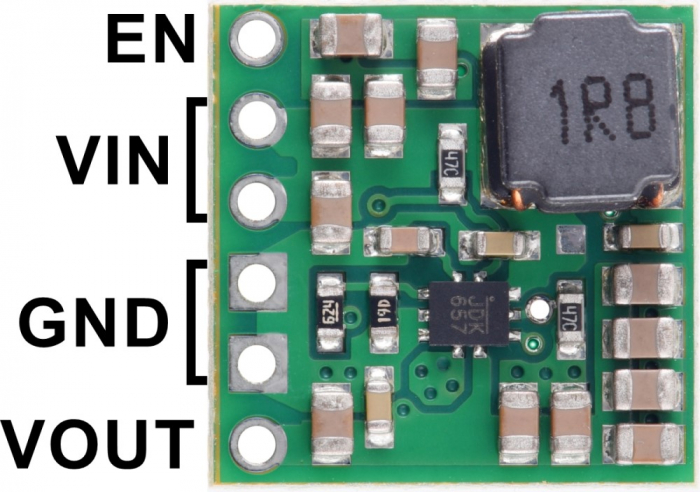 Stabilizator step-up de 6V Pololu U3V40F6 [2]
