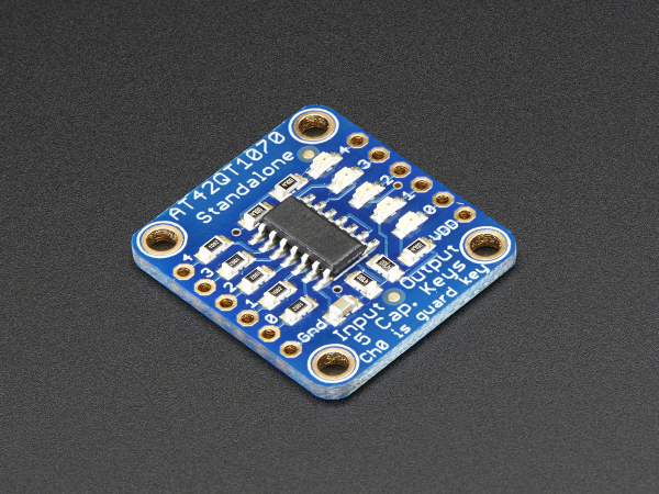 5-Pad Capacitive Touch Sensor Breakout - AT42QT1070 [3]