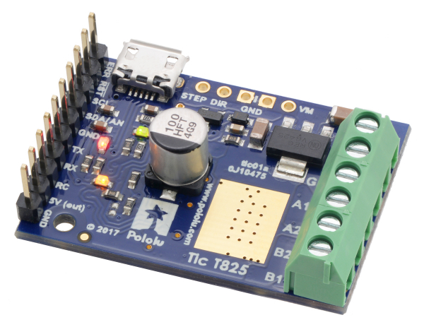 Tic T825 USB Multi-Interface Stepper Motor Controller [2]