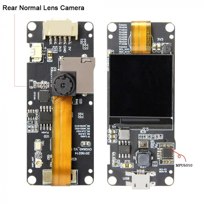 Modul de camera cu lentila fish-eye TTGO T-Camera Plus [4]