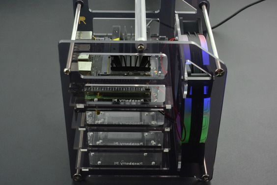 Turn cu rafturi DF Robot pentru Raspberry Pi 4B/3B & Jetson Nano [2]