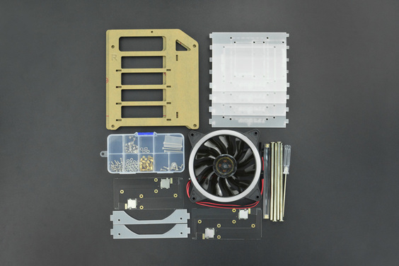 Turn cu rafturi DF Robot pentru Raspberry Pi 4B/3B & Jetson Nano [4]