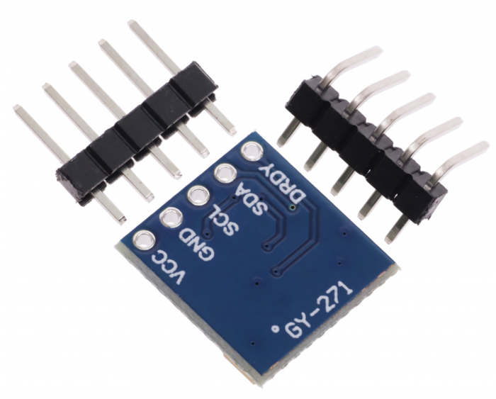 Modul nesudat GY-271 HMC5883L cu 3 axe, senzor de camp magnetic - cip original, numar de piesa L88 [2]