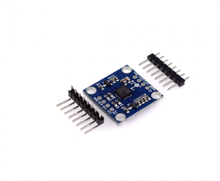 Modul nesudat LSM303DLH GY-51 pentru masurarea campului magnetic si acceleratiei in 3 axe [3]