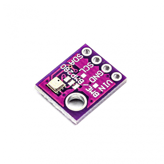 Modul nedesudat GY-BME280-5V pentru senzor de temperatura si umiditate si senzor de presiune atmosferica [2]