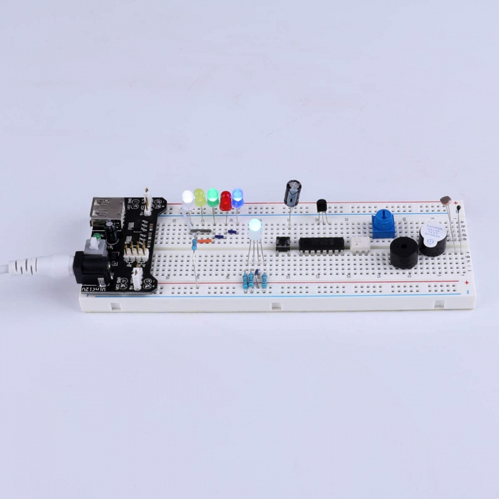 Kit ELEGOO cu sursa, cabluri, potentiometru, breadboard [2]